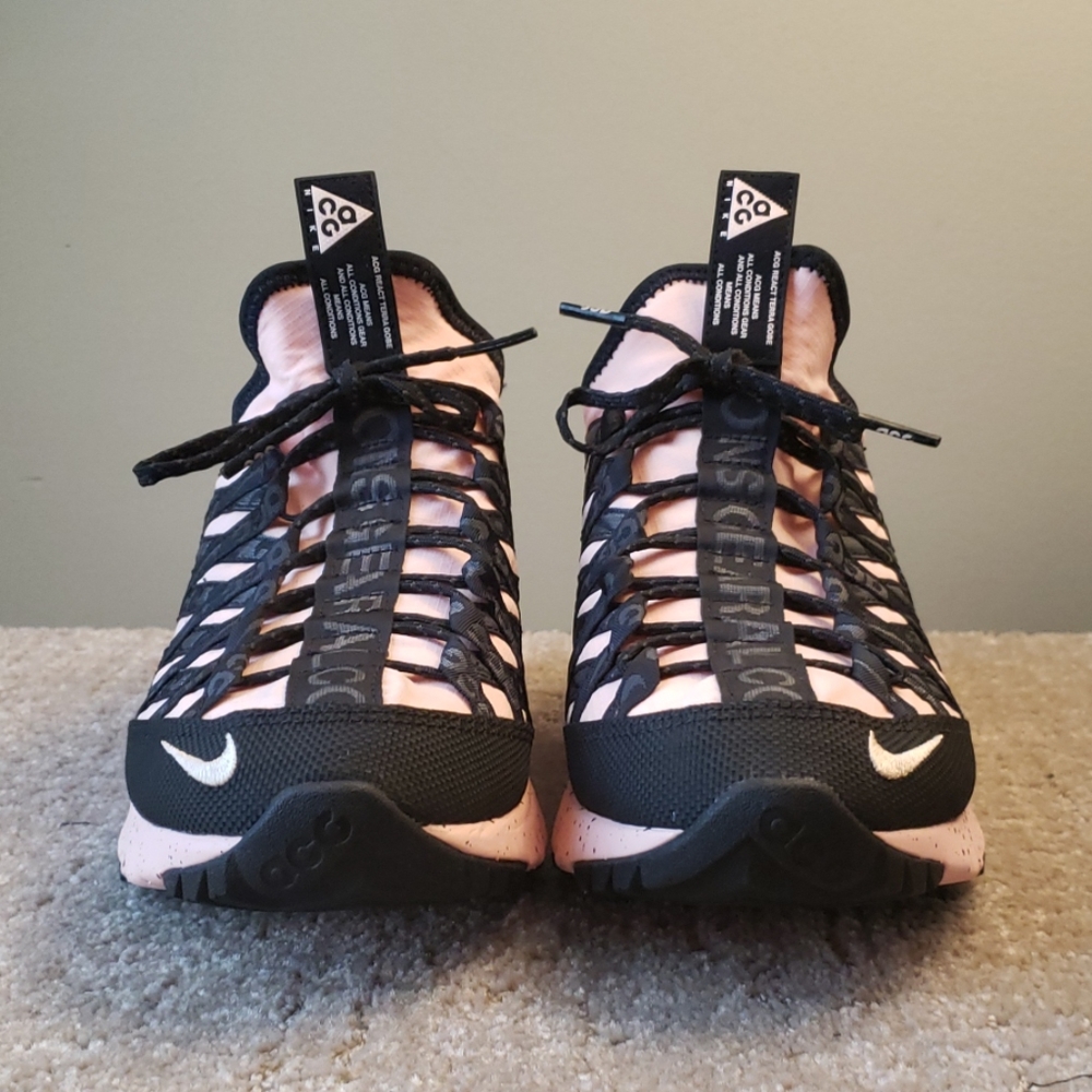 SOLD Nike All Condition Gear Pink Blk Ladies 7.5 - Picture 4 of 8